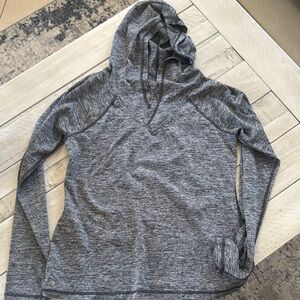 Ideology Gray Relaxed Long Sleeve Hoodie